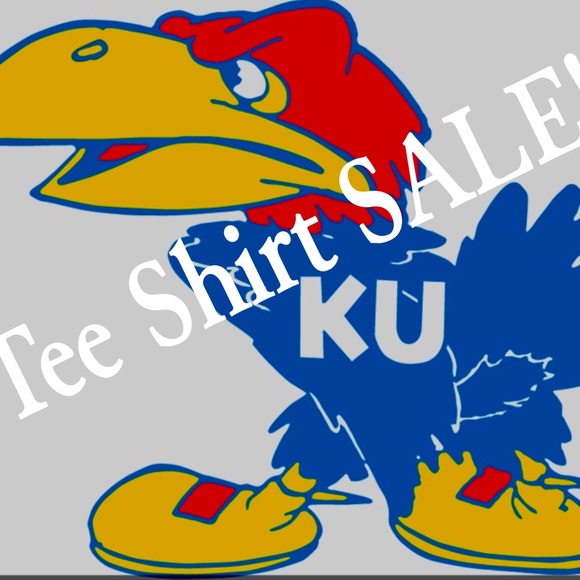 KU Short Sleeve Tee Shirt Sale 3 for $25 - Picture 1 of 1